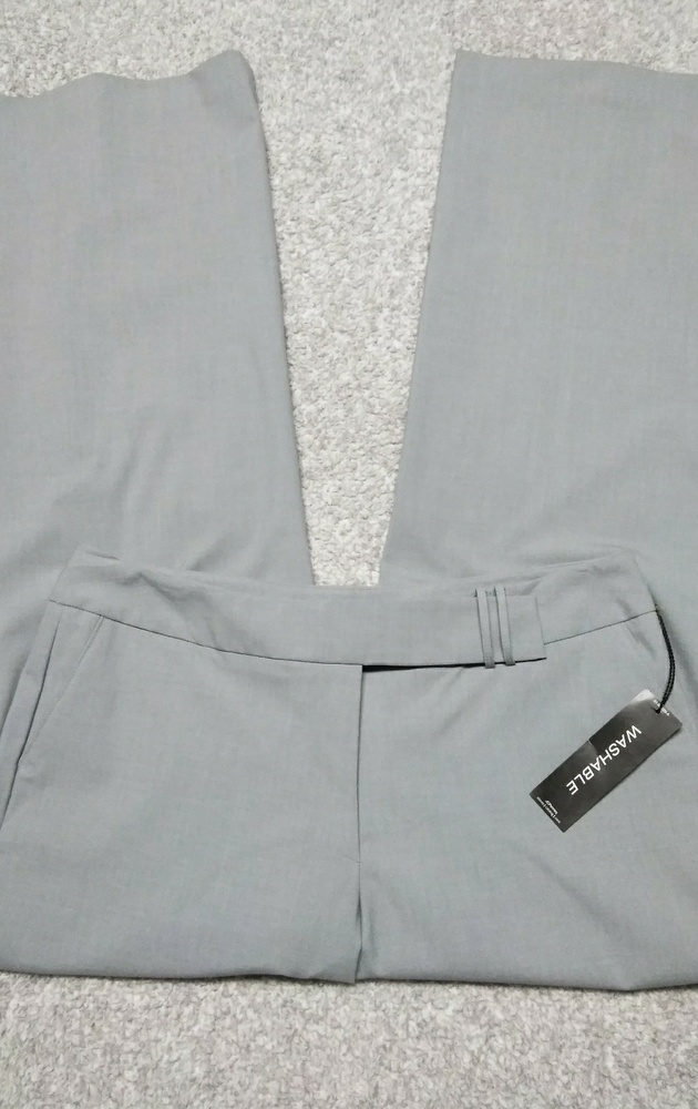 Worthington, NWT, 14, gray stretch pants.